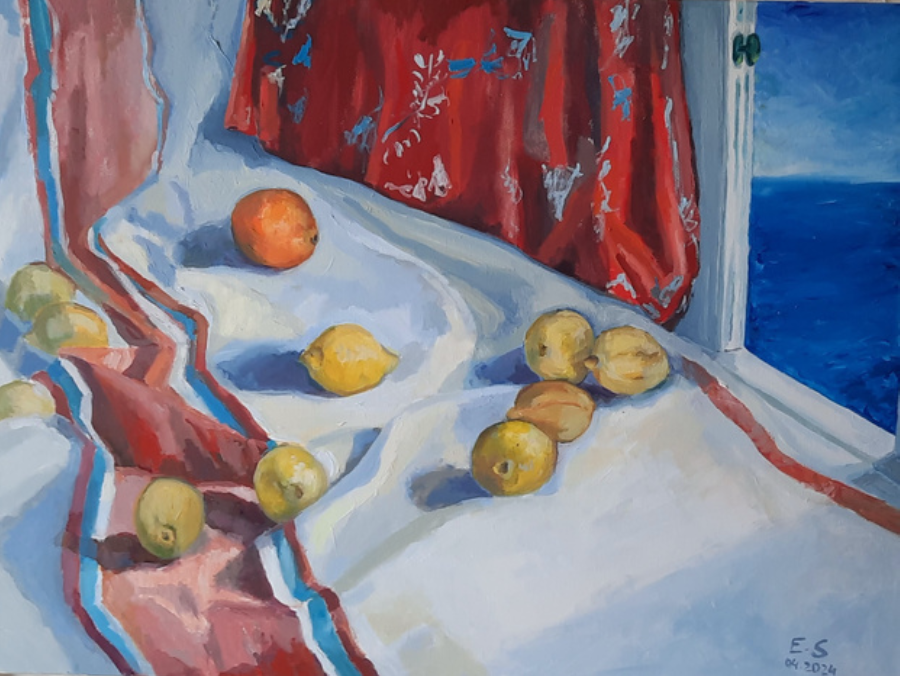 Cytryny z widokiem na morze